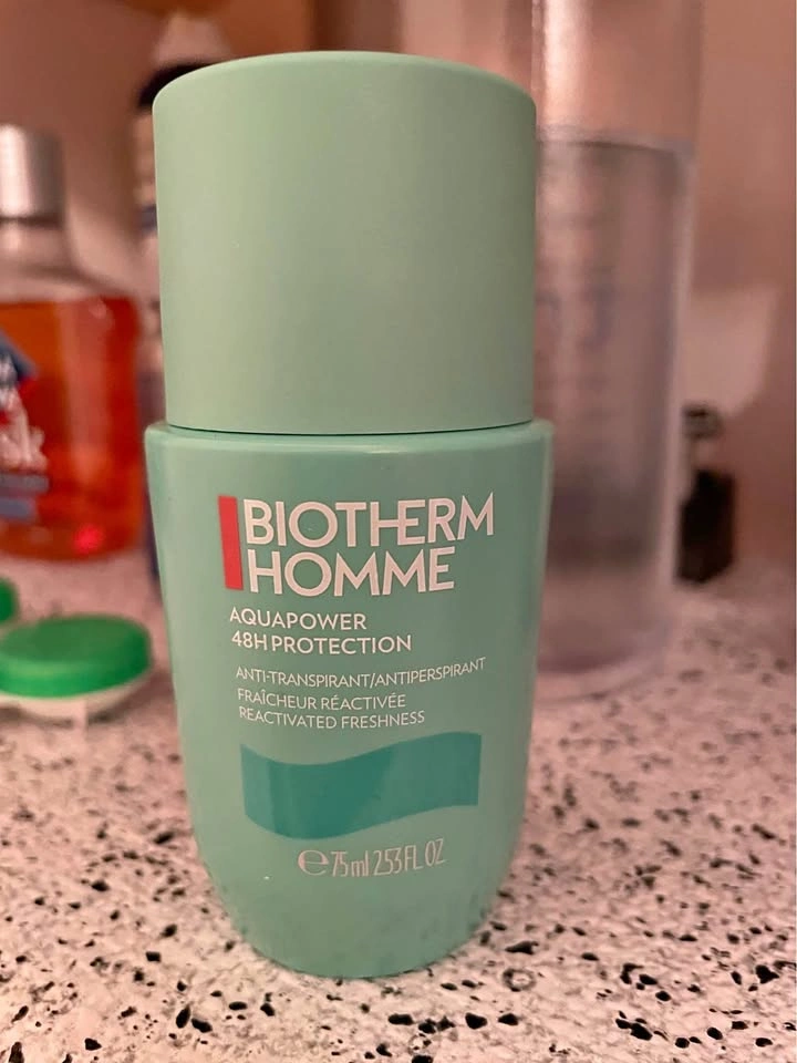 Biotherm Homme Aquapower 48H Antiperspirant Deodorant 75ml x 2