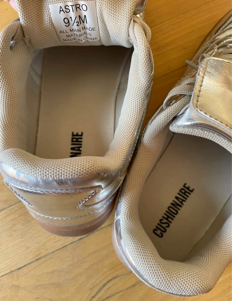 Cushionaire Astro Metallic Silver Sneakers - Women's US 9.5 - photo 2