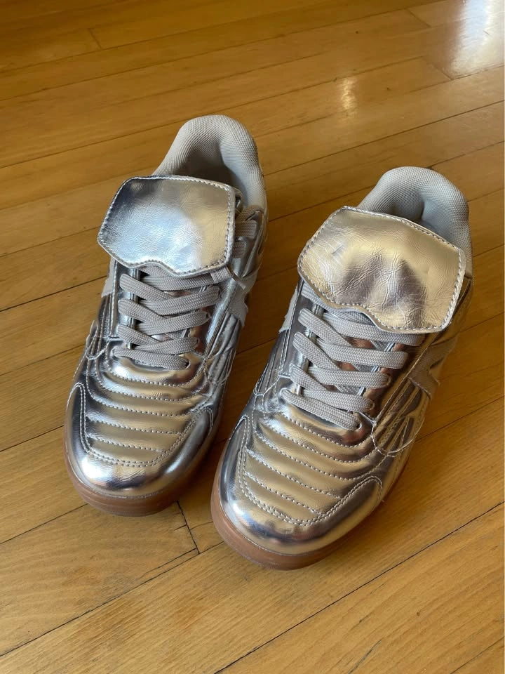 Cushionaire Astro Metallic Silver Sneakers - Women's US 9.5 - photo 3