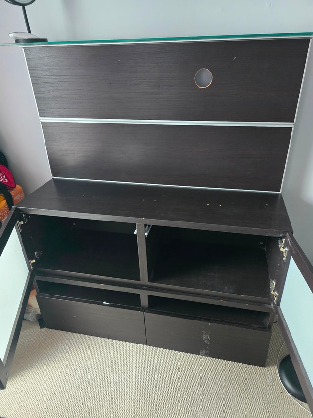 Entertainment Unit with Glass Top - photo 3