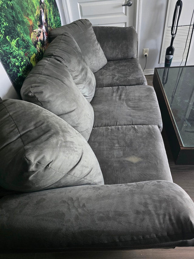 Grey Sofa and Coffee Table Set - photo 3