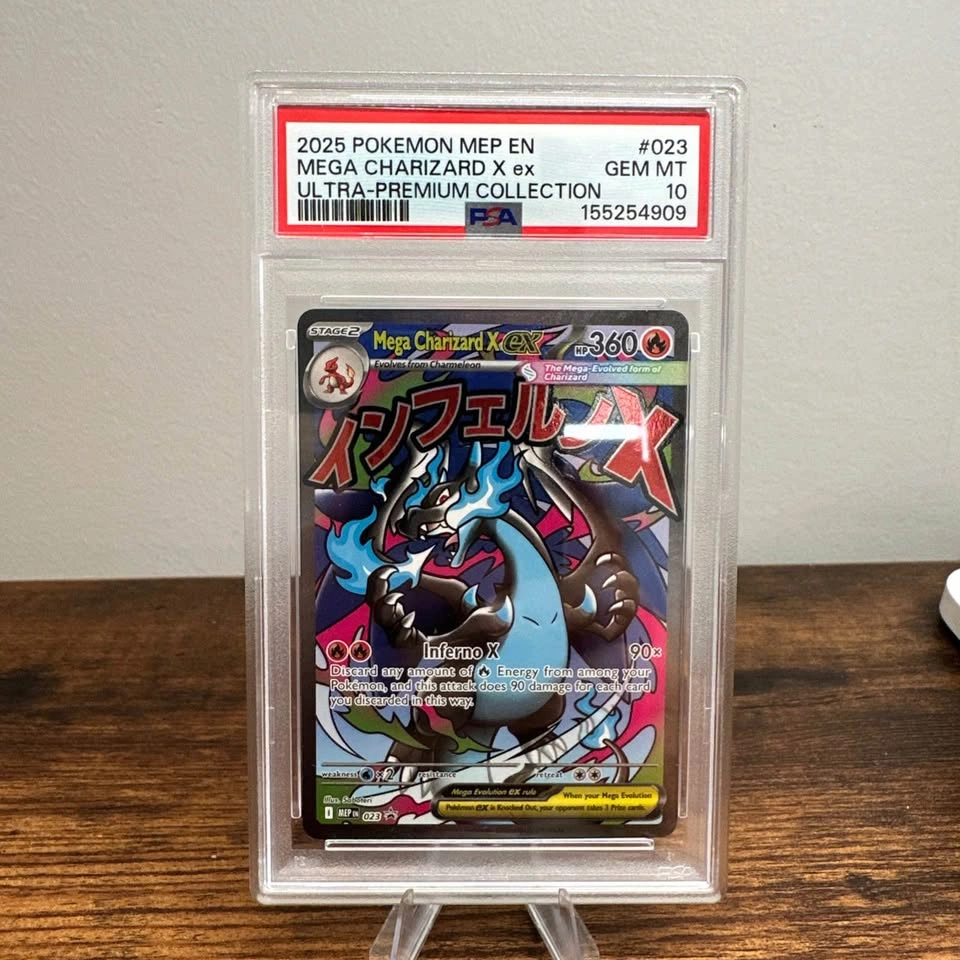 2025 POKEMON MEP EN-ME UPC BLACK STAR PROMO #023 MEGA CHARIZARD - photo 4