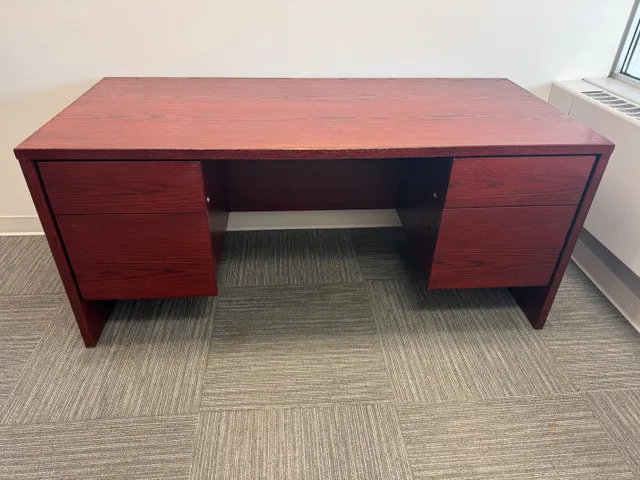 Elegant Solid Oak Desk thumbnail