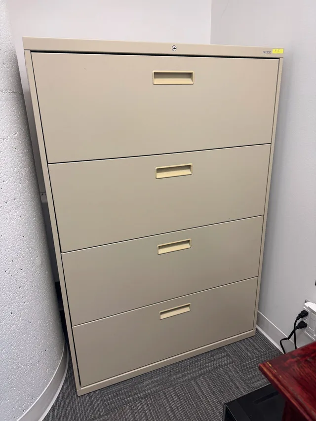 Heavy-Duty 4-Drawer Metal Filing Cabinet thumbnail