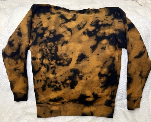 MARKET Guns N Roses Smiley Crewneck Sweatshirt Bleach Tie Dye - photo 2