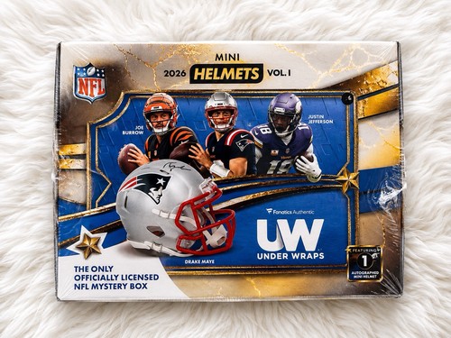 2026 Fanatics Under Wraps NFL Mini Helmet Mystery Box Vol. 1