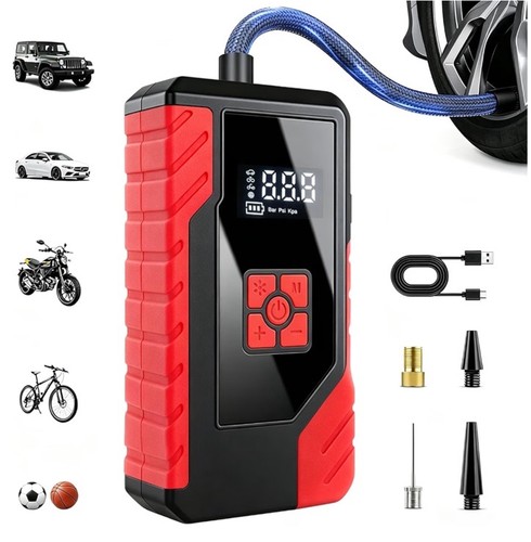 Portable Cordless Tire Inflator Air Compressor 12V 150 PSI
