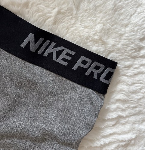Nike Pro Dri-FIT Women’s Compression Leggings Gray Black Size M