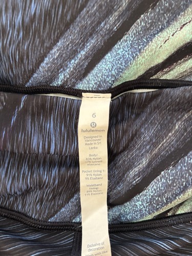 Lululemon Women's High Rise Leggings Size 6 - photo 3