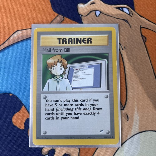 Mail from Bill 105/105 Common Neo Destiny Pokemon MP - photo 3