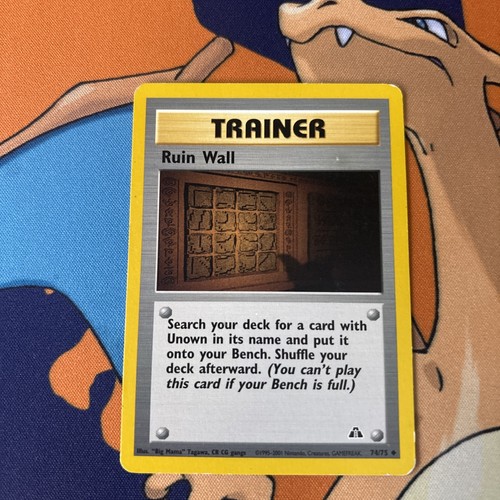 Ruin Wall - Neo Discovery - 74/75 -Pokemon - LP