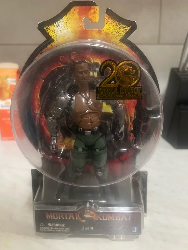 Jazwares Mortal Kombat Jax Action Figure