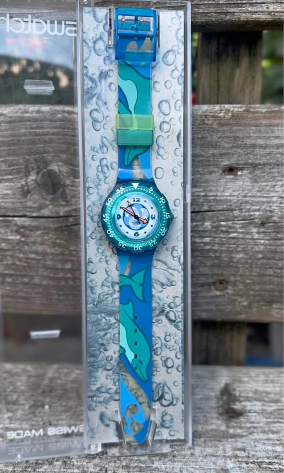 Vintage Swatch Scuba 200 "Dolphin" Watch – Swiss Made