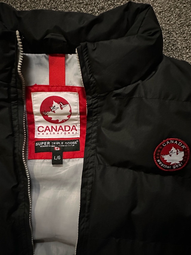 Canada weather gear black vest size L - photo 4
