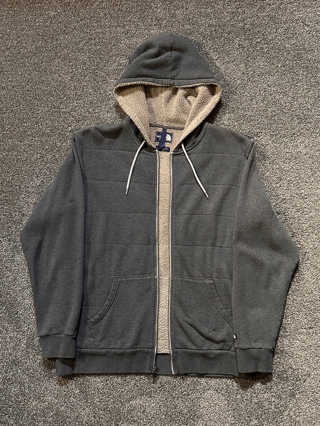 The north face full zip Sherpa hoodie size M - photo 2
