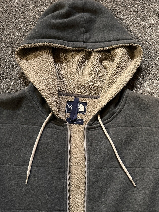 The north face full zip Sherpa hoodie size M - photo 3