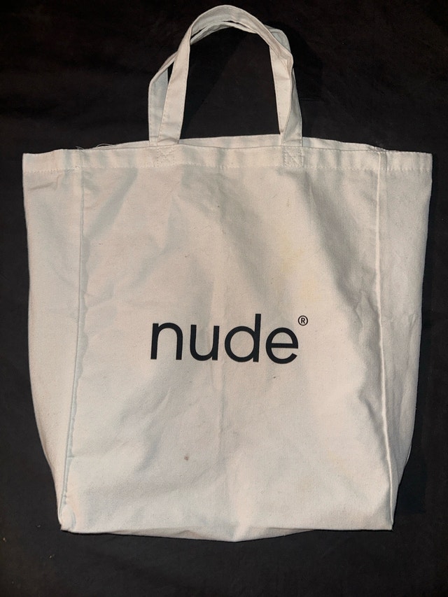 White Nude Tote Bag $5 + Free $5 Item - photo 2