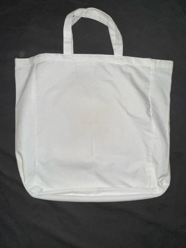 White Nude Tote Bag $5 + Free $5 Item - photo 3
