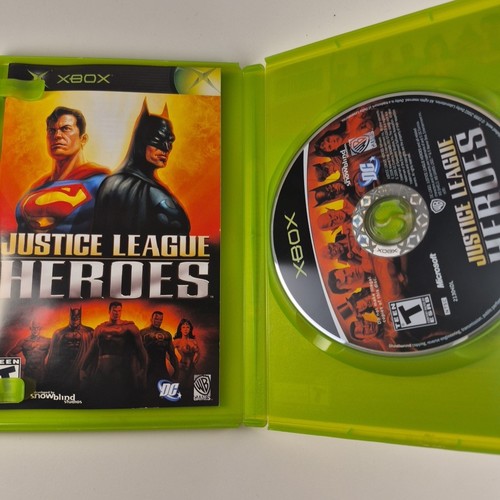 Justice League Heroes Original Xbox Complete Clean Disc - photo 3