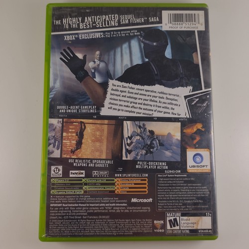 Tom Clancy's Splinter Cell: Double Agent (Microsoft Xbox, 2006) - photo 2