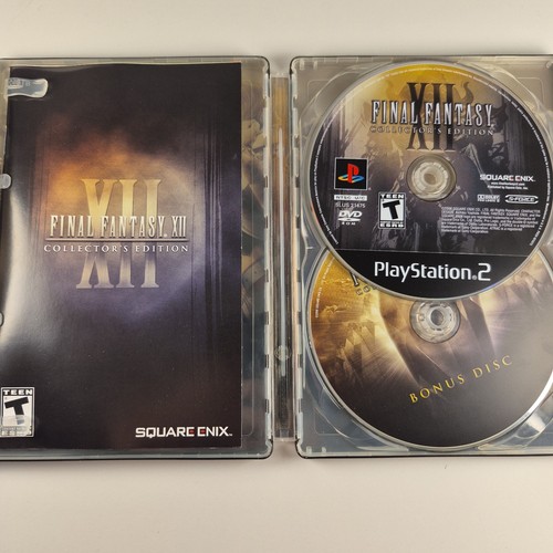 Final Fantasy XII 12 Collector's Edition Steel Case PS2 CIB - photo 3