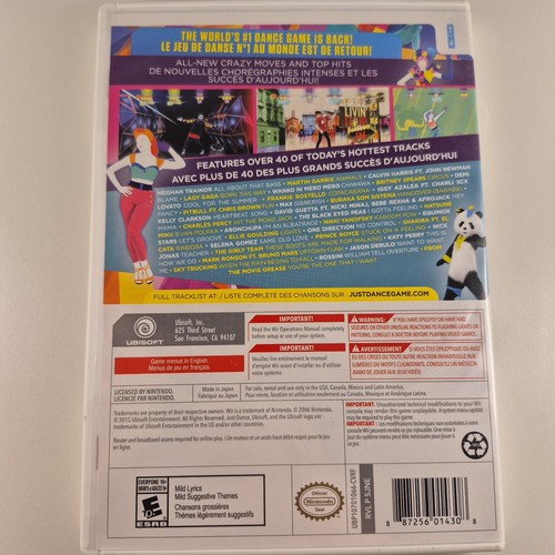 Just Dance 2016 (Nintendo Wii, 2015) - photo 2