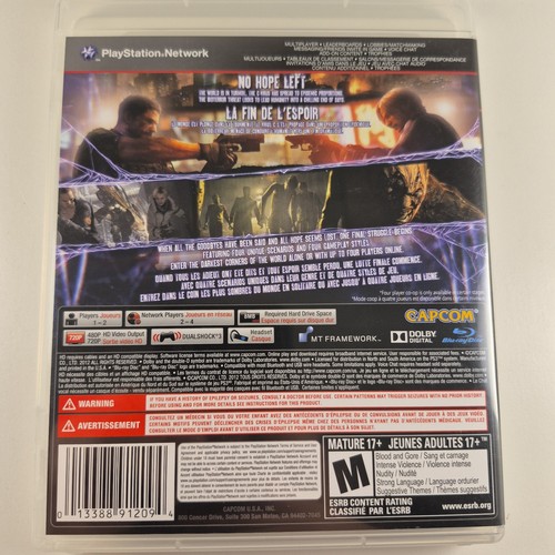 Resident Evil 6 - Sony PlayStation 3 (PS3) - photo 2