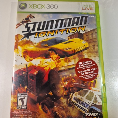 Stuntman Ignition Xbox 360 Complete CIB Tested THQ Action Game