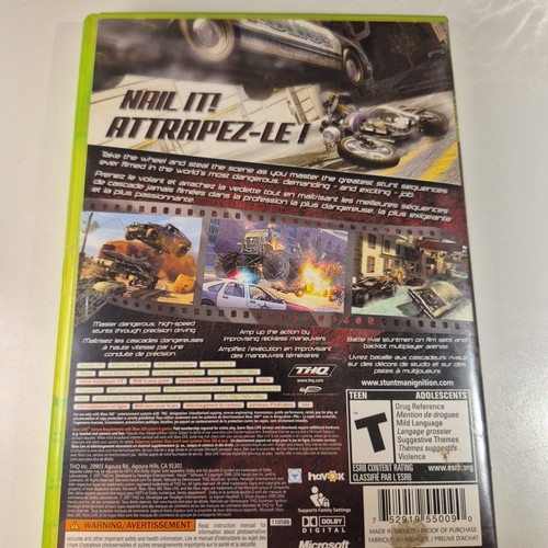 Stuntman Ignition Xbox 360 Complete CIB Tested THQ Action Game - photo 2