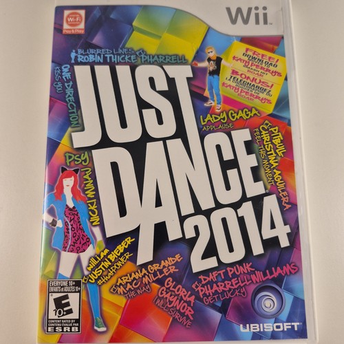 Just Dance 2014 Ubisoft Nintendo Wii Game Complete CIB Tested Wo