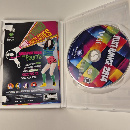 Just Dance 2014 Ubisoft Nintendo Wii Game Complete CIB Tested Wo - photo 3