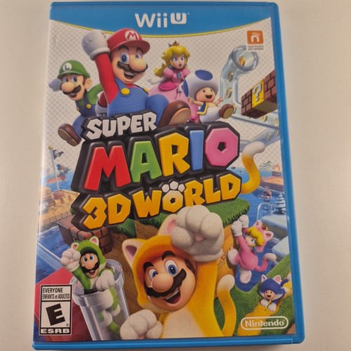 Super Mario 3D World Nintendo Wii U Complete CIB