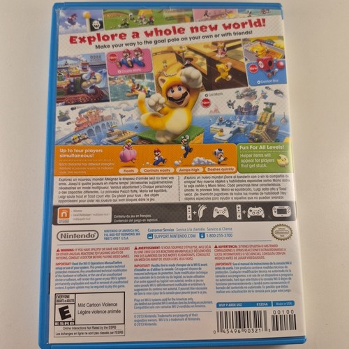 Super Mario 3D World Nintendo Wii U Complete CIB - photo 2