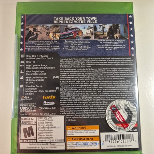 Far Cry 5 Xbox One Brand New Factory Sealed - photo 2