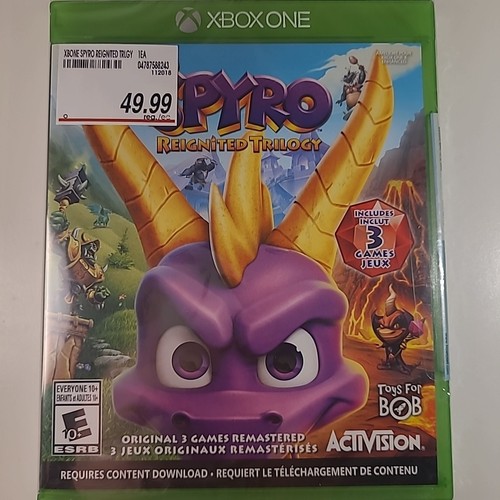 Spyro Reignited Trilogy Microsoft Xbox One New Factory Sealed