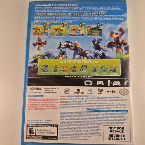Skylanders Swap-Force Wii U Nintendo Game - photo 2