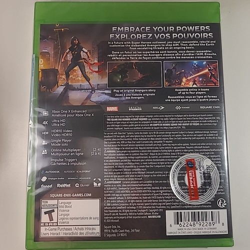 Marvel's Avengers (Xbox One, 2019) - Brand New Factory Sealed - photo 2