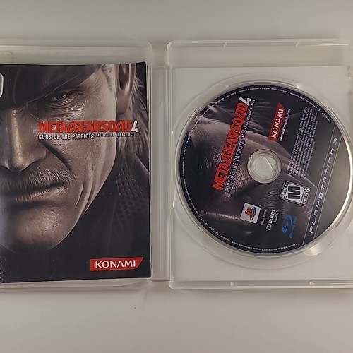 Metal Gear Solid 4 (PS3, 2008) Complete w/ Manual CIB - photo 3