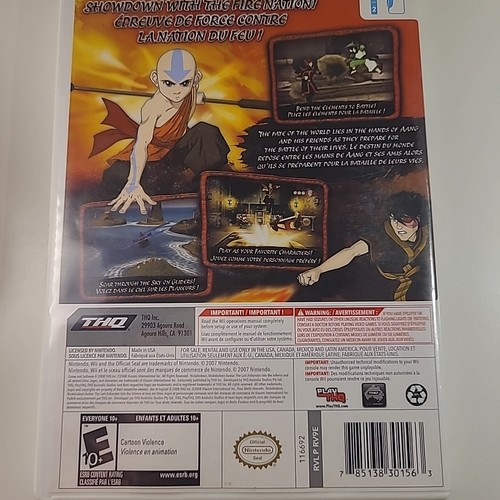 Avatar The Last Airbender Into the Inferno (Nintendo Wii, 2008) - photo 2