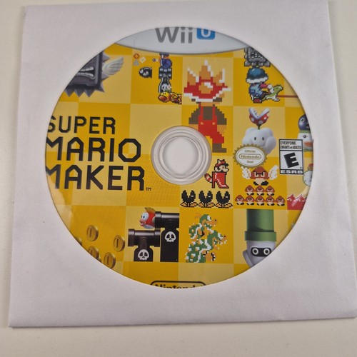 Super Mario Maker - Nintendo Wii U Disc Only Cleaned