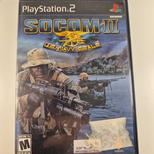 Sony PlayStation 2 - Socom 2 U.S Navy Seals, CIB, Tested!