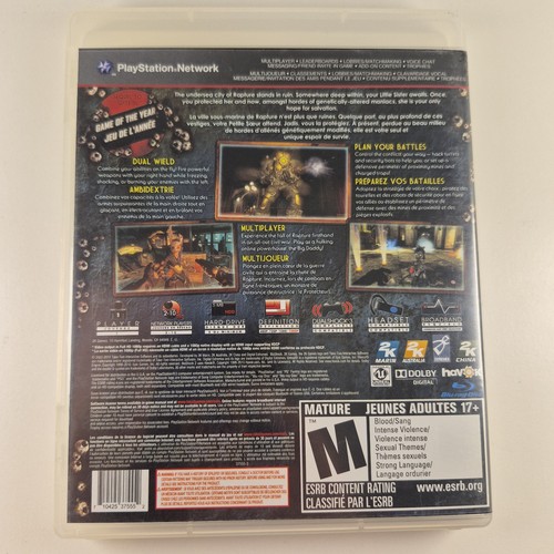 Bioshock 2 Sony PlayStation 3 PS3 Complete CIB With Manual - photo 2
