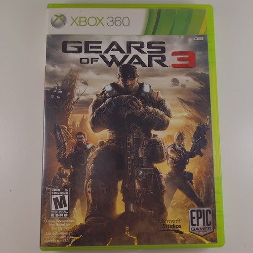 Gears of War 3 (Xbox 360, 2011) CIB Authentic