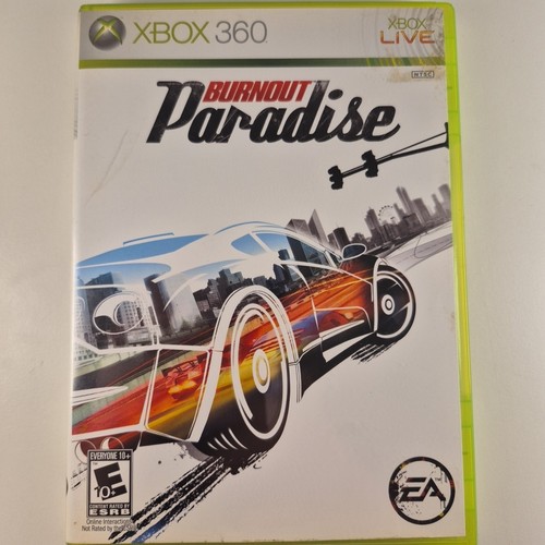BURNOUT PARADISE (Xbox 360, 2008) Complete