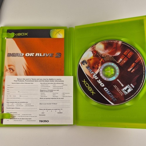 Dead or Alive 3 - Microsoft Xbox - Complete In Box Cib - photo 3