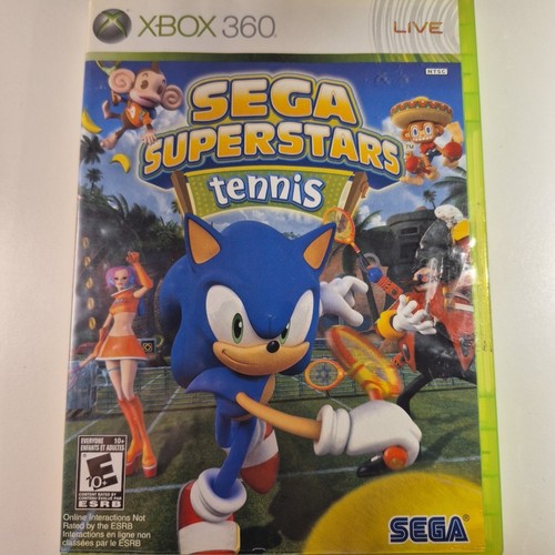 Sega Superstars Tennis Xbox 360 Video Game Sonic The Hedgehog