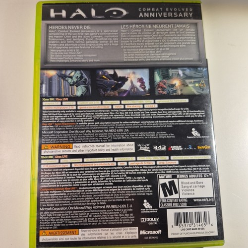 Halo: Combat Evolved Anniversary Edition (Xbox 360, 2011) CIB - photo 2