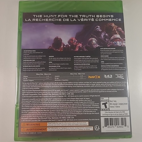 Halo 5: Guardians - Xbox One - Brand New Sealed - photo 2