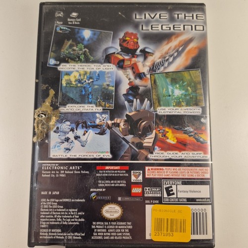 Bionicle (Nintendo GameCube, 2003) No Manual - photo 2