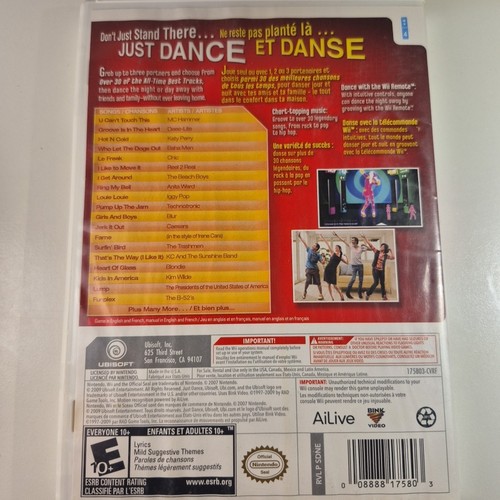 Just Dance Original (Nintendo Wii, 2009) Tested CIB - photo 2